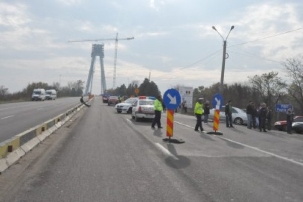 Trafic restricţionat, pe Podul Agigea